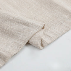 Madison Cotton-Poly Blend Fan-shaped Roman Shades - VeilVeil