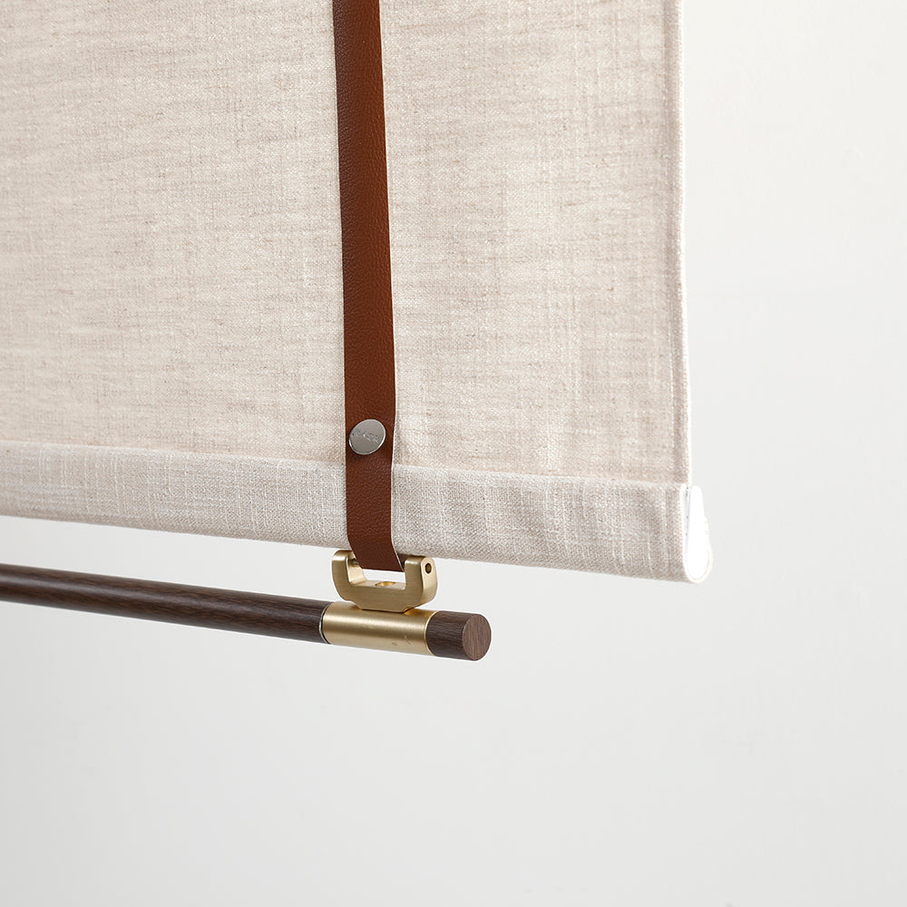 Madison Cotton-Poly Blend Plain Fold Roman Shades - VeilVeil