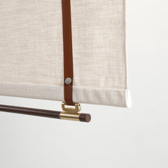 Madison Cotton-Poly Blend Plain Fold Roman Shades - VeilVeil