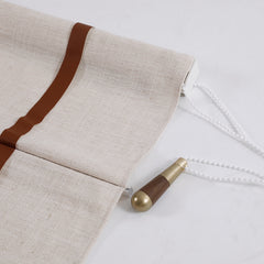 Madison Cotton-Poly Blend Plain Fold Roman Shades - VeilVeil