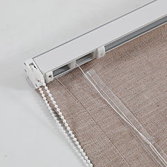 Luna Linen Sheer Relaxe Roman Shades - VeilVeil