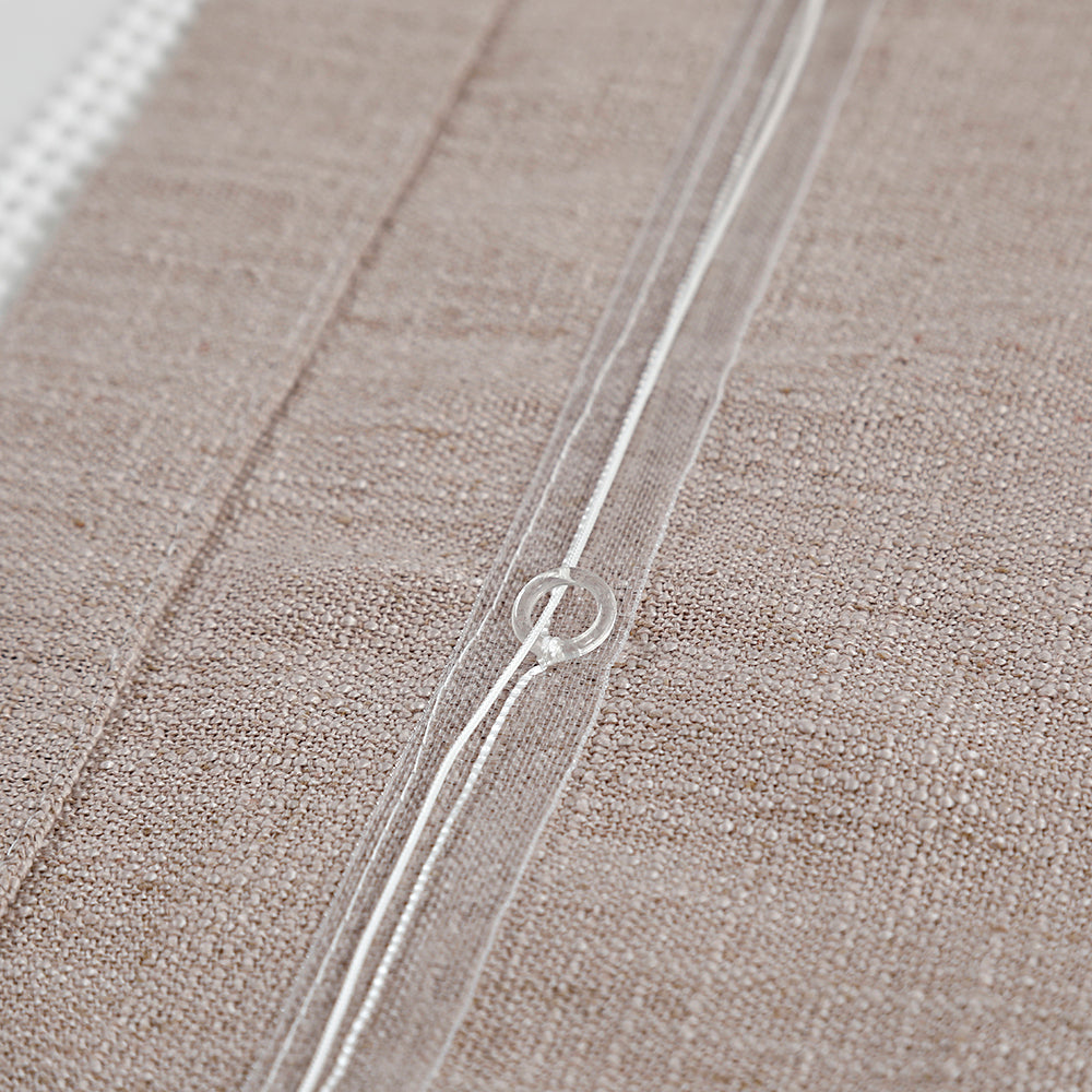 Luna Linen Sheer Relaxe Roman Shades - VeilVeil