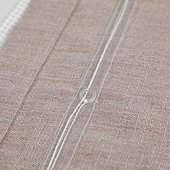 Luna Linen Sheer Relaxe Roman Shades - VeilVeil