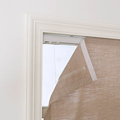 Luna Linen Sheer Relaxe Roman Shades - VeilVeil