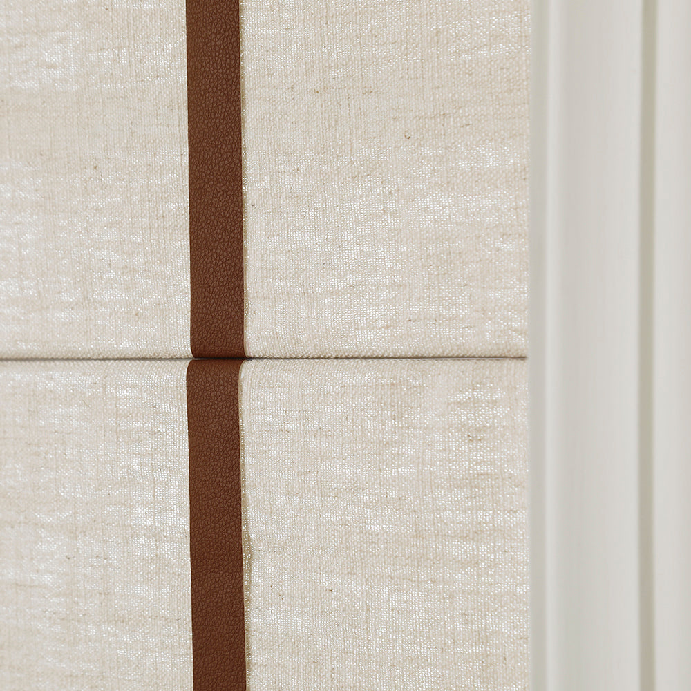 Madison Cotton-Poly Blend Plain Fold Roman Shades - VeilVeil
