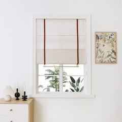 Lena Plain Fold Roman Shades - VeilVeil