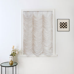 Ava Linen Sheer Austrian Roman Shades - VeilVeil