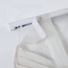 Ava Linen Sheer Austrian Roman Shades - VeilVeil