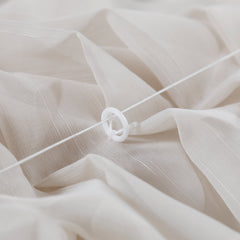 Ava Linen Sheer Austrian Roman Shades - VeilVeil