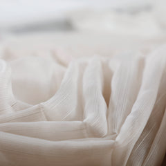 Ava Linen Sheer Austrian Roman Shades - VeilVeil
