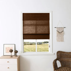 Natural EarthTone Ramie Bamboo Woven Shades